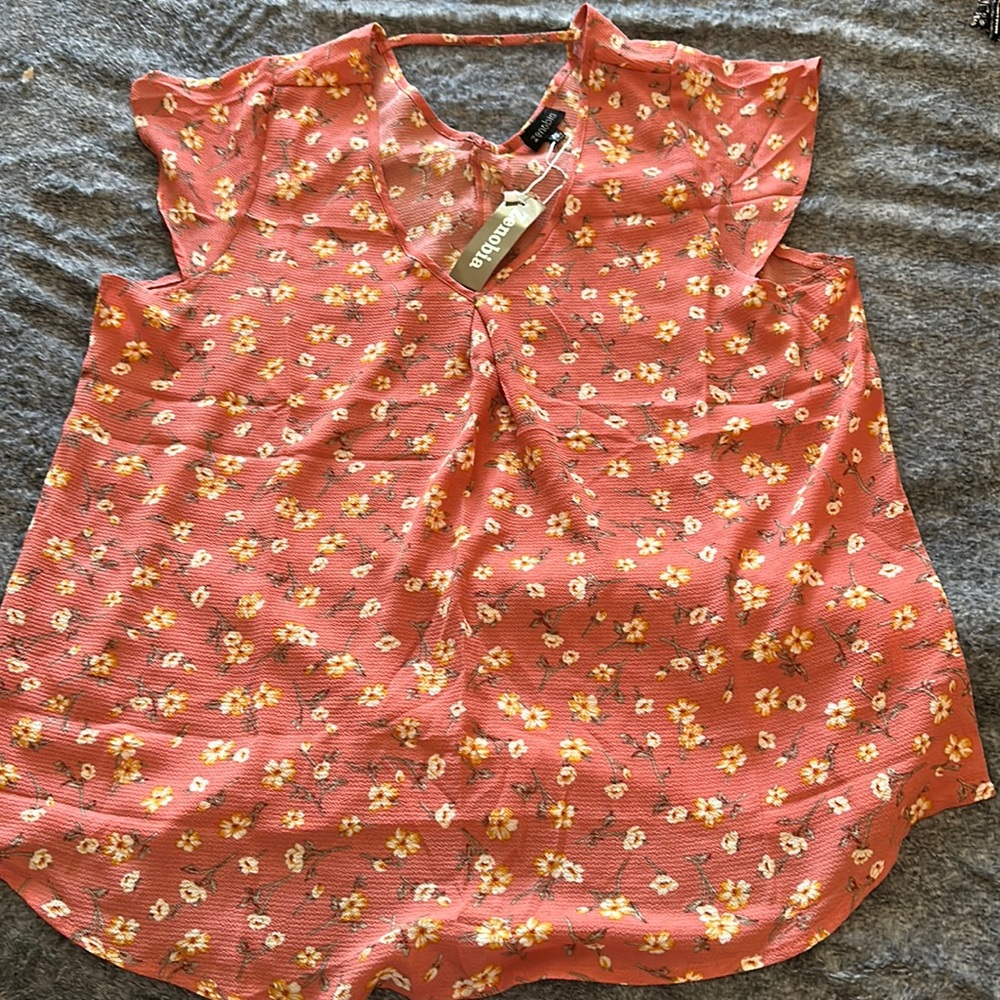 Zenobia women’s floral tank top
